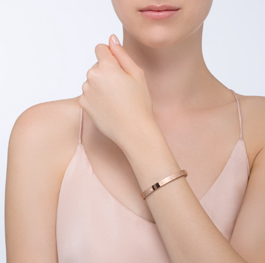 [BloomBling]LOVE BRACELET 6.1MM 4 DIAMONDS