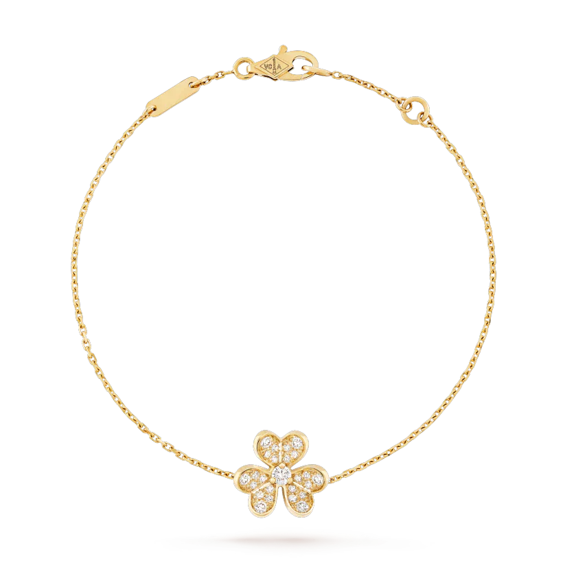 [BloomBling]FRIVOLE GOLD FLOWER DIAMOND BRACELET