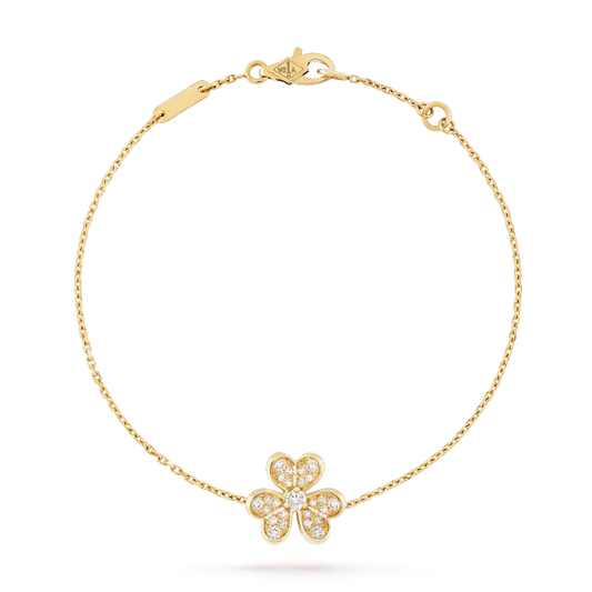 [BloomBling]FRIVOLE GOLD FLOWER DIAMOND BRACELET
