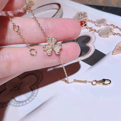 [BloomBling]FRIVOLE GOLD FLOWER DIAMOND BRACELET