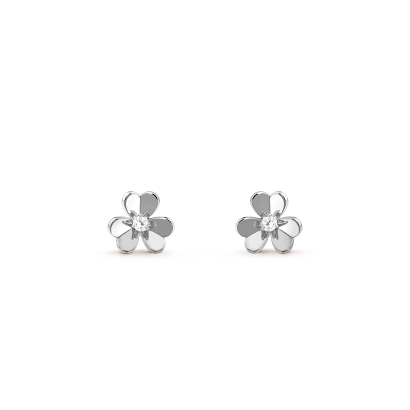 [BloomBling]FRIVOLE MINI SILVER FLOWER EARRINGS