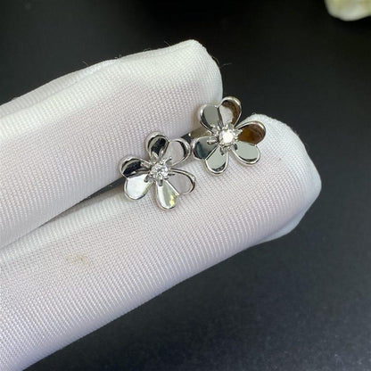 [BloomBling]FRIVOLE MINI SILVER FLOWER EARRINGS