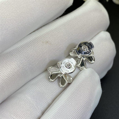 [BloomBling]FRIVOLE MINI SILVER FLOWER EARRINGS