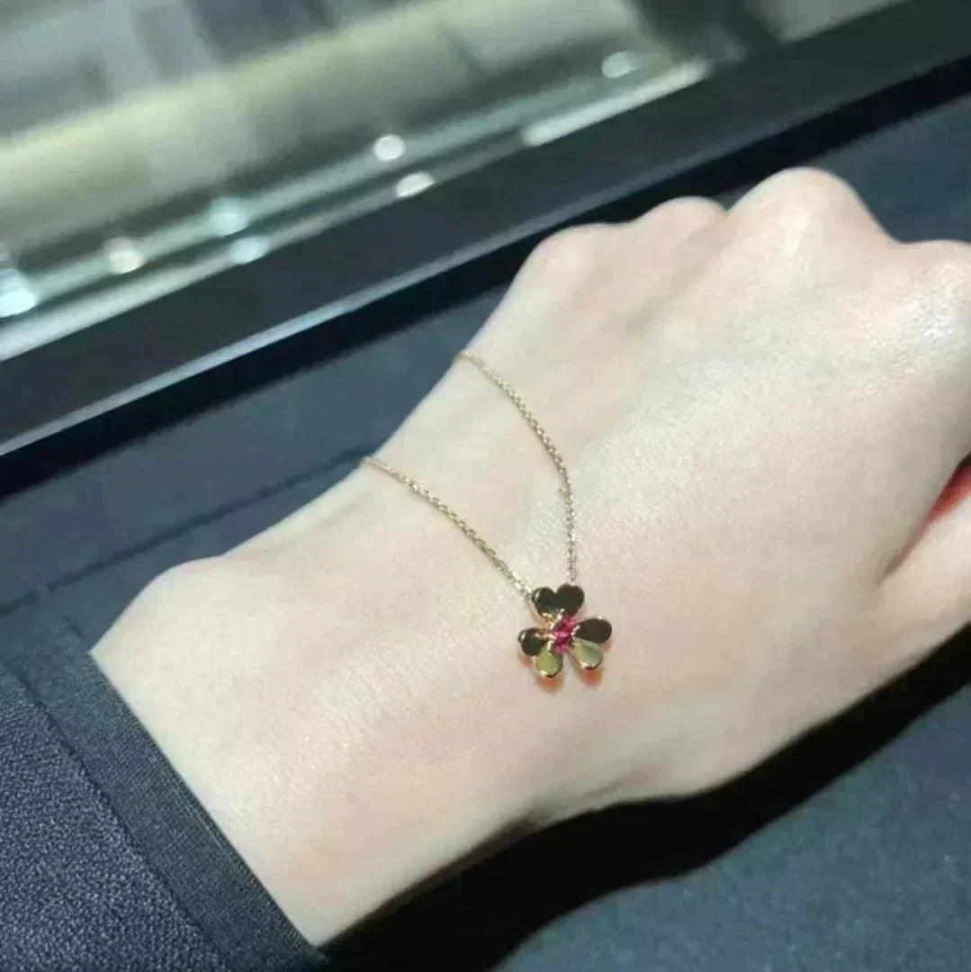 [BloomBling]FRIVOLE GOLD FLOWER NECKLACE