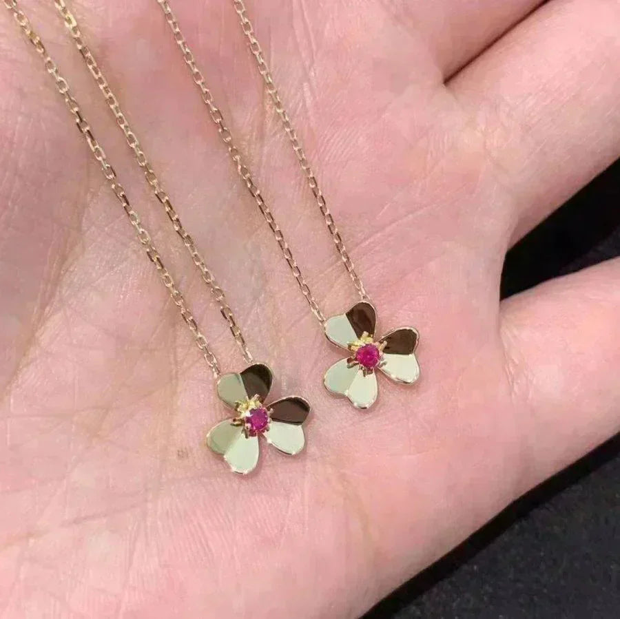 [BloomBling]FRIVOLE GOLD FLOWER NECKLACE