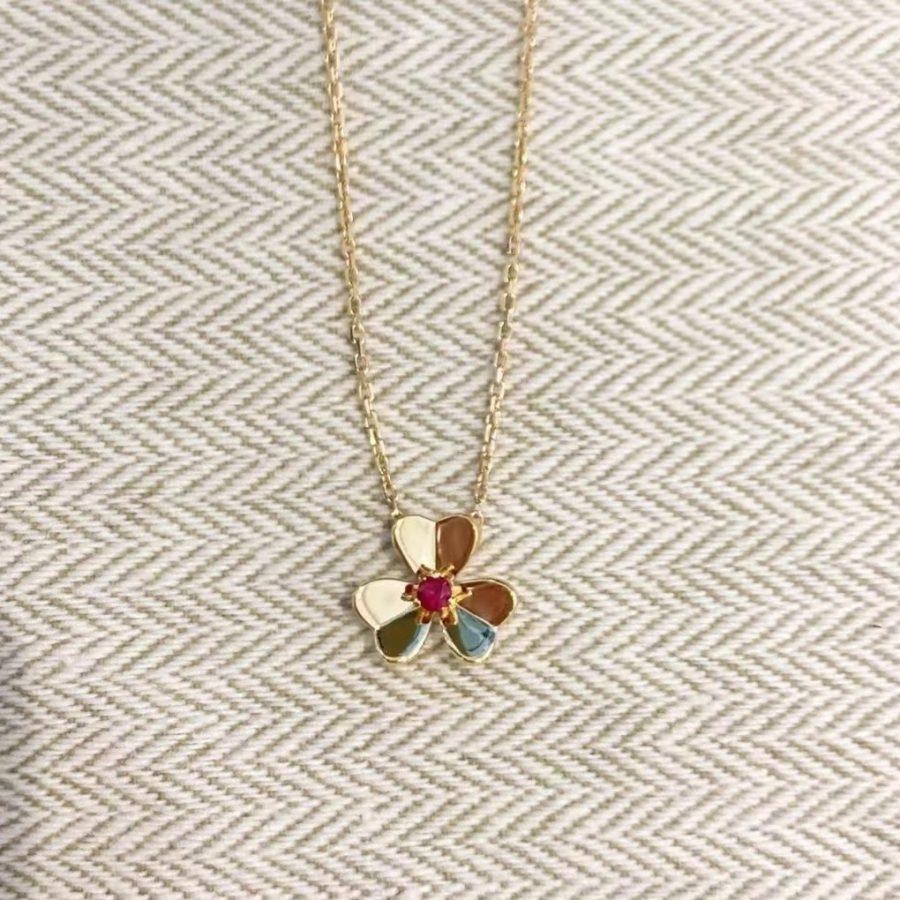 [BloomBling]FRIVOLE GOLD FLOWER NECKLACE