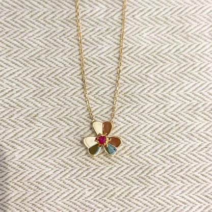[BloomBling]FRIVOLE GOLD FLOWER NECKLACE