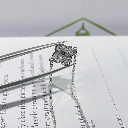 [BloomBling]CLOVER  SINGLE FLOWER BRACELET SILVER