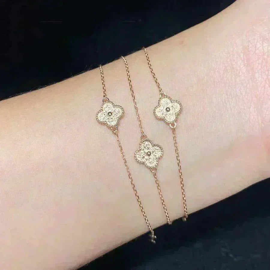 [BloomBling]CLOVER SINGLE FLOWER BRACELET