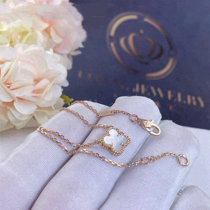 [BloomBling]CLOVER WHITE MOP SINGLE FLOWER BRACELET