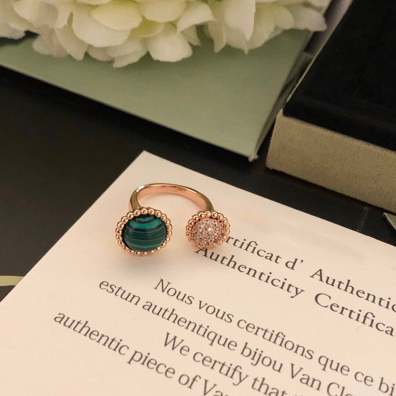 [BloomBling]PERLEE COULEURS DIAMOND ROSE GOLD BETWEEN THE FINGER RING