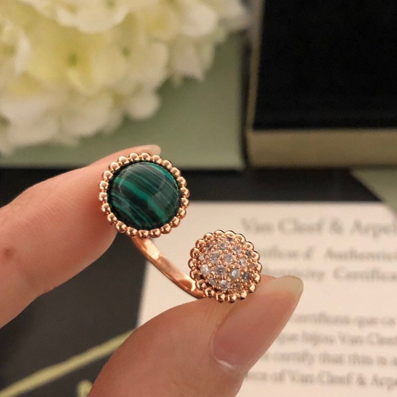 [BloomBling]PERLEE COULEURS DIAMOND ROSE GOLD BETWEEN THE FINGER RING