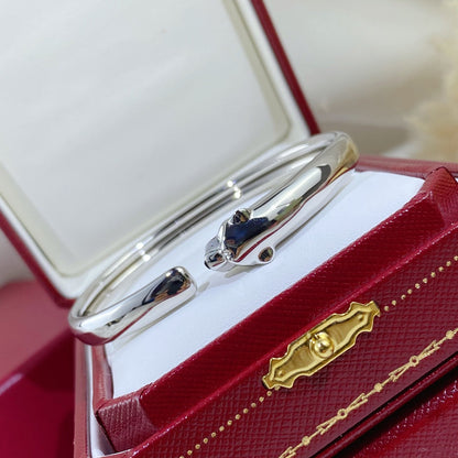 [BloomBling]PANTHERE SILVER OPEN BRACELET