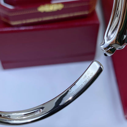 [BloomBling]PANTHERE SILVER OPEN BRACELET