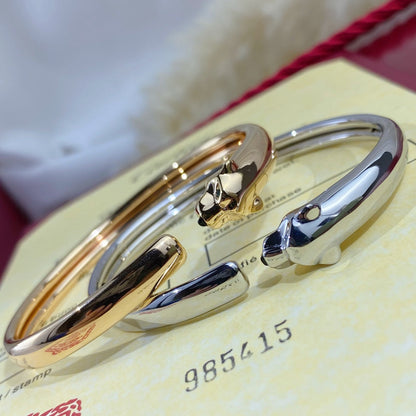 [BloomBling]PANTHERE SILVER OPEN BRACELET