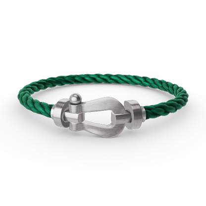 [BloomBling]FORCE LARGE HORSESHOE NO DIAMOND BRACELET SILVER