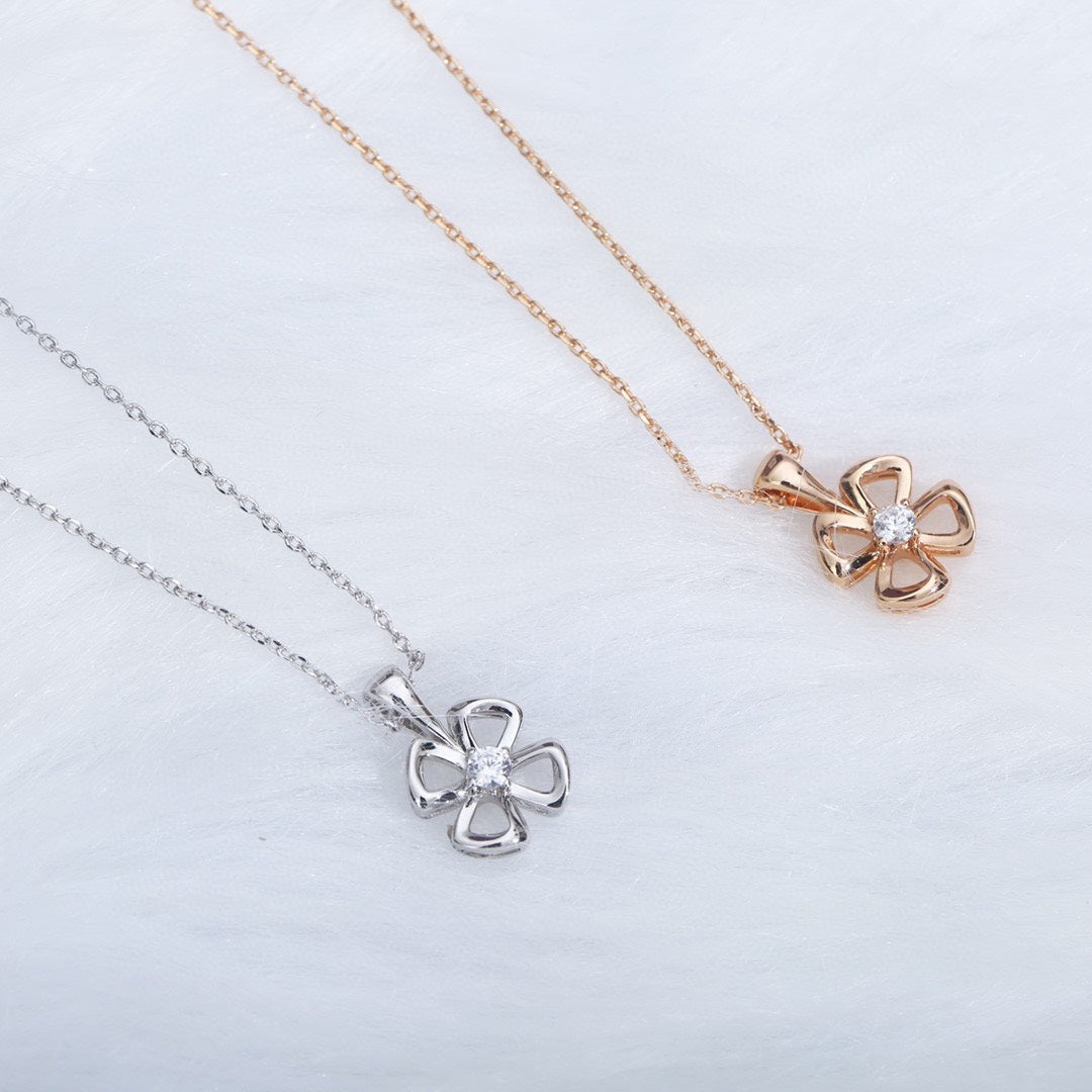 [BloomBling]FIOREVER NECKLACE DIAMOND CENTER