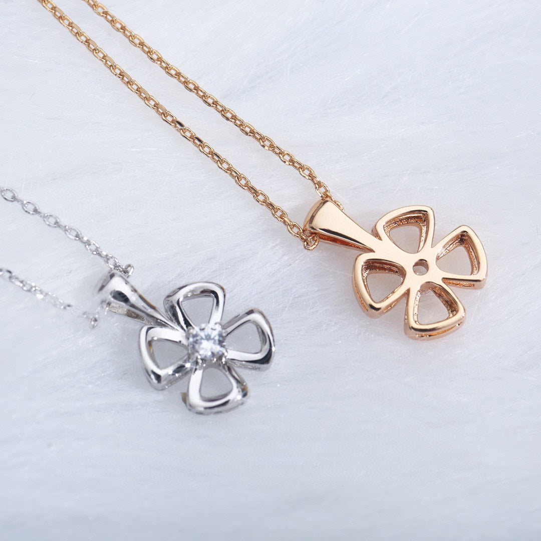 [BloomBling]FIOREVER NECKLACE DIAMOND CENTER