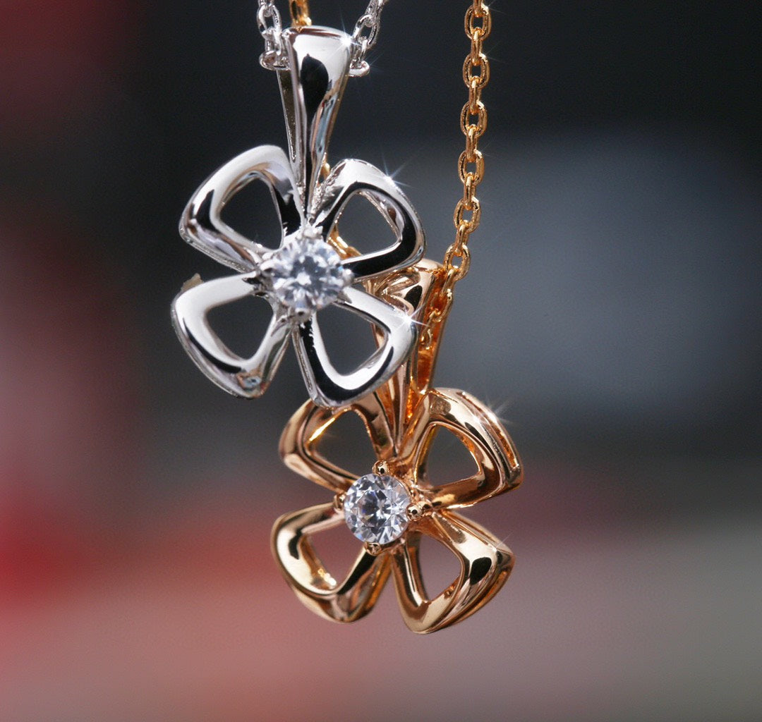 [BloomBling]FIOREVER NECKLACE DIAMOND CENTER
