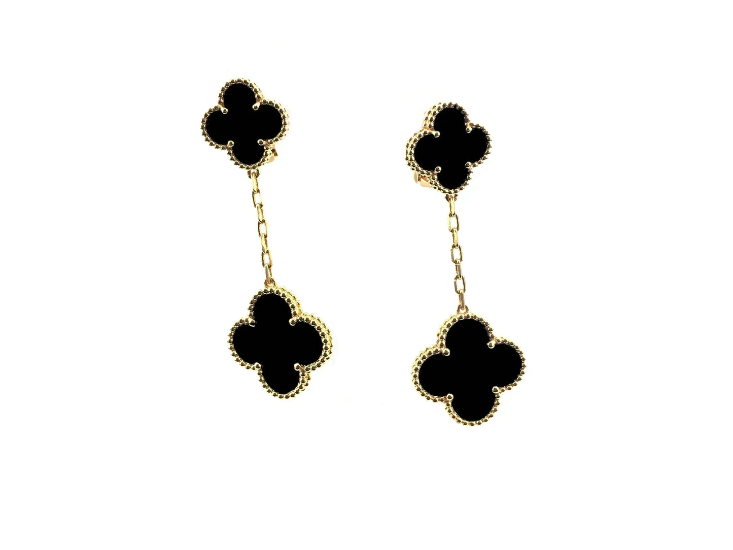 [BloomBling]CLOVER 2 MOTIFS  EARRINGS (MULTIPLE CHOICESC