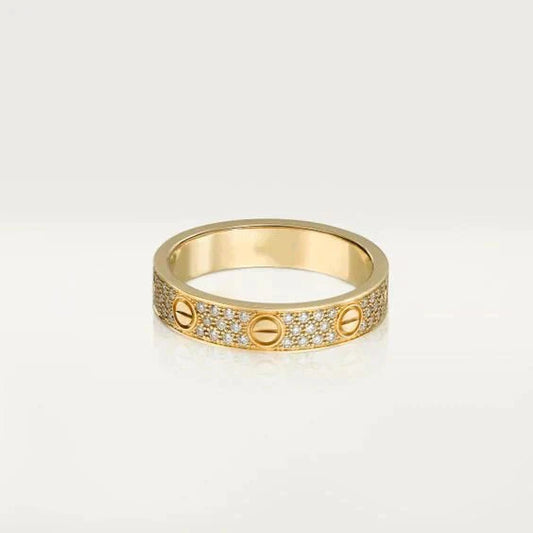 [BloomBling]LOVE RING 3.6MM DIAMOND PAVED