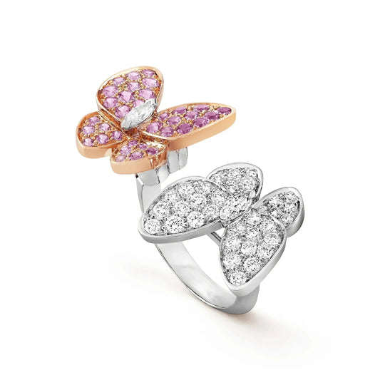 [BloomBling]TWIN BUTTERFLY DIAMOND RING